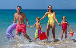 Family in Batumi near Rock Hotel First Line