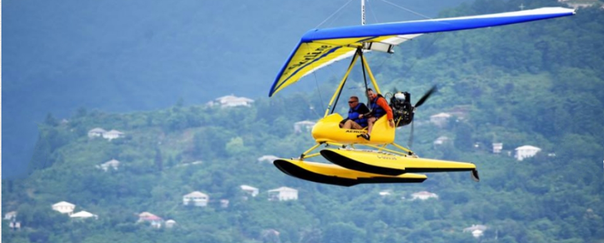 Hang-gliding in Batumi 